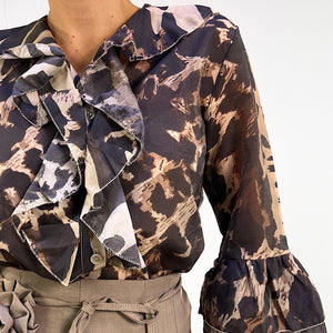 BLUSA ESTAMPADA LEOPARDO