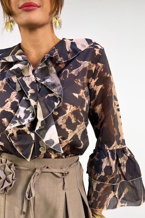 BLUSA ESTAMPADA LEOPARDO