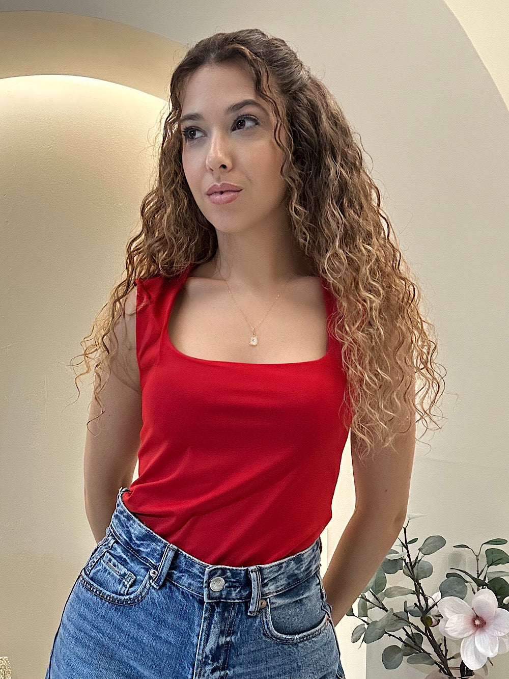 TOP ROJO CRISTINA