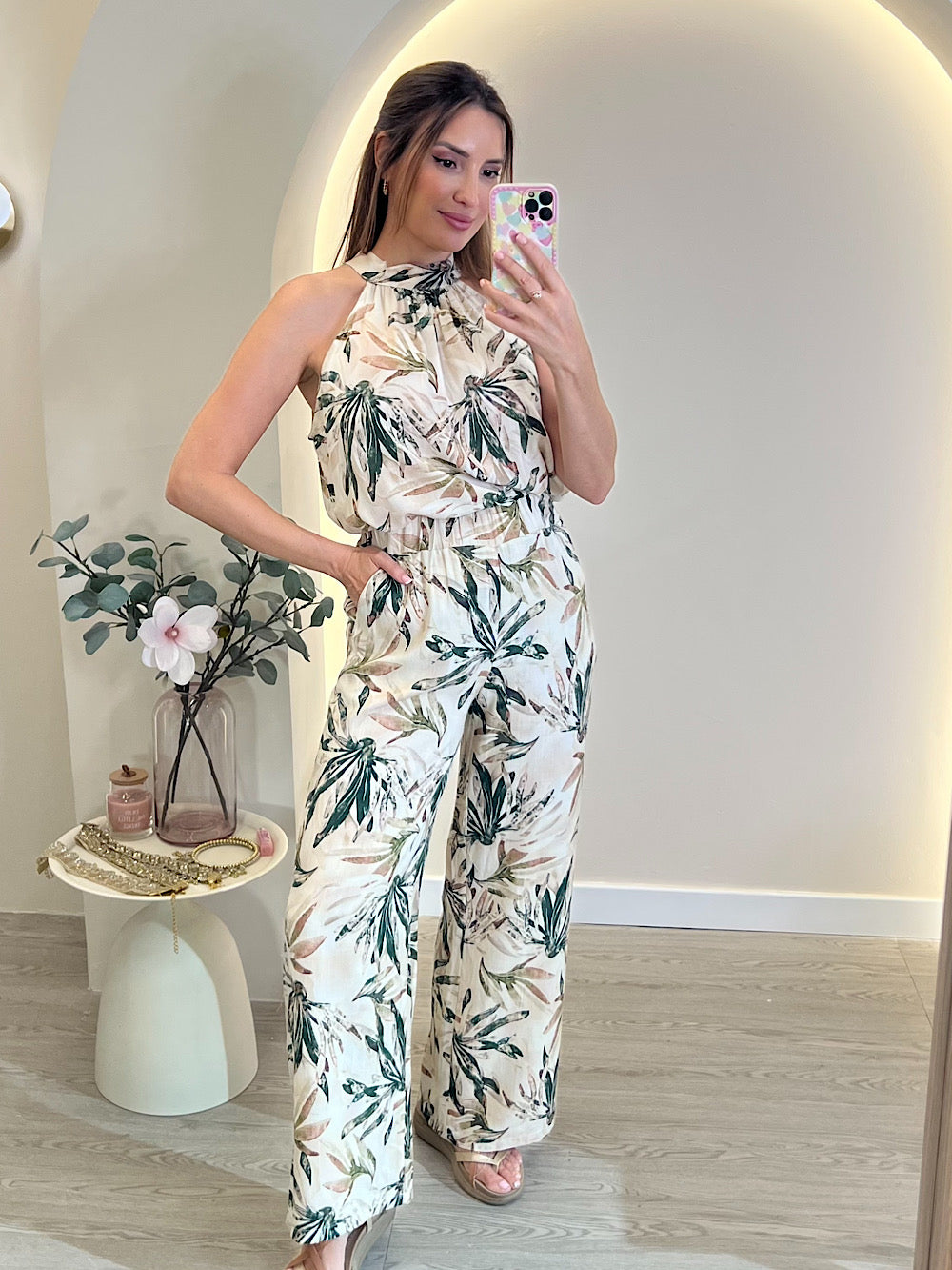 BLUSA CUELLO HALTER JUNGLE