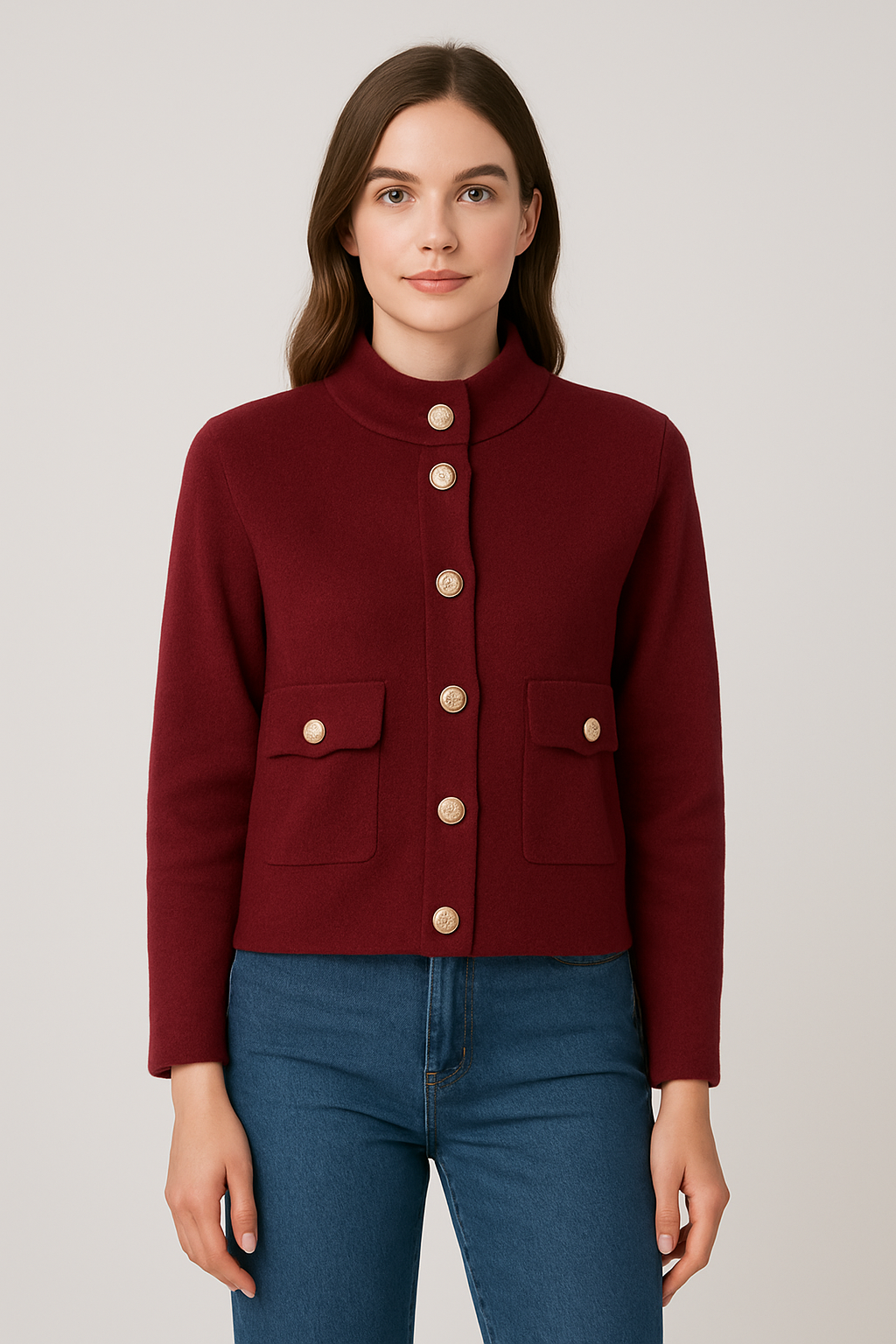 REBECA BOTONES DORADOS