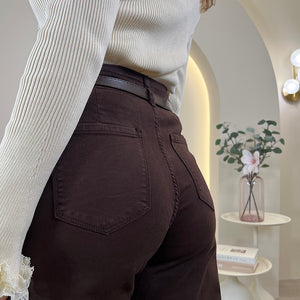 PANTALON BALLOON MARRON