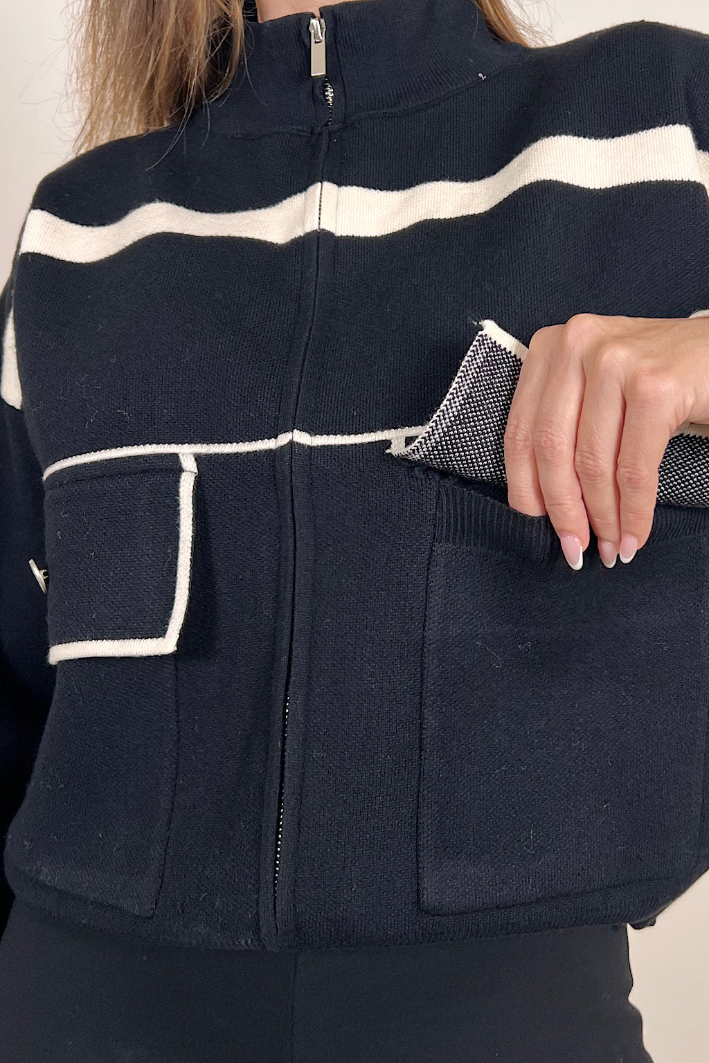 REBECA CREMALLERA RAYAS