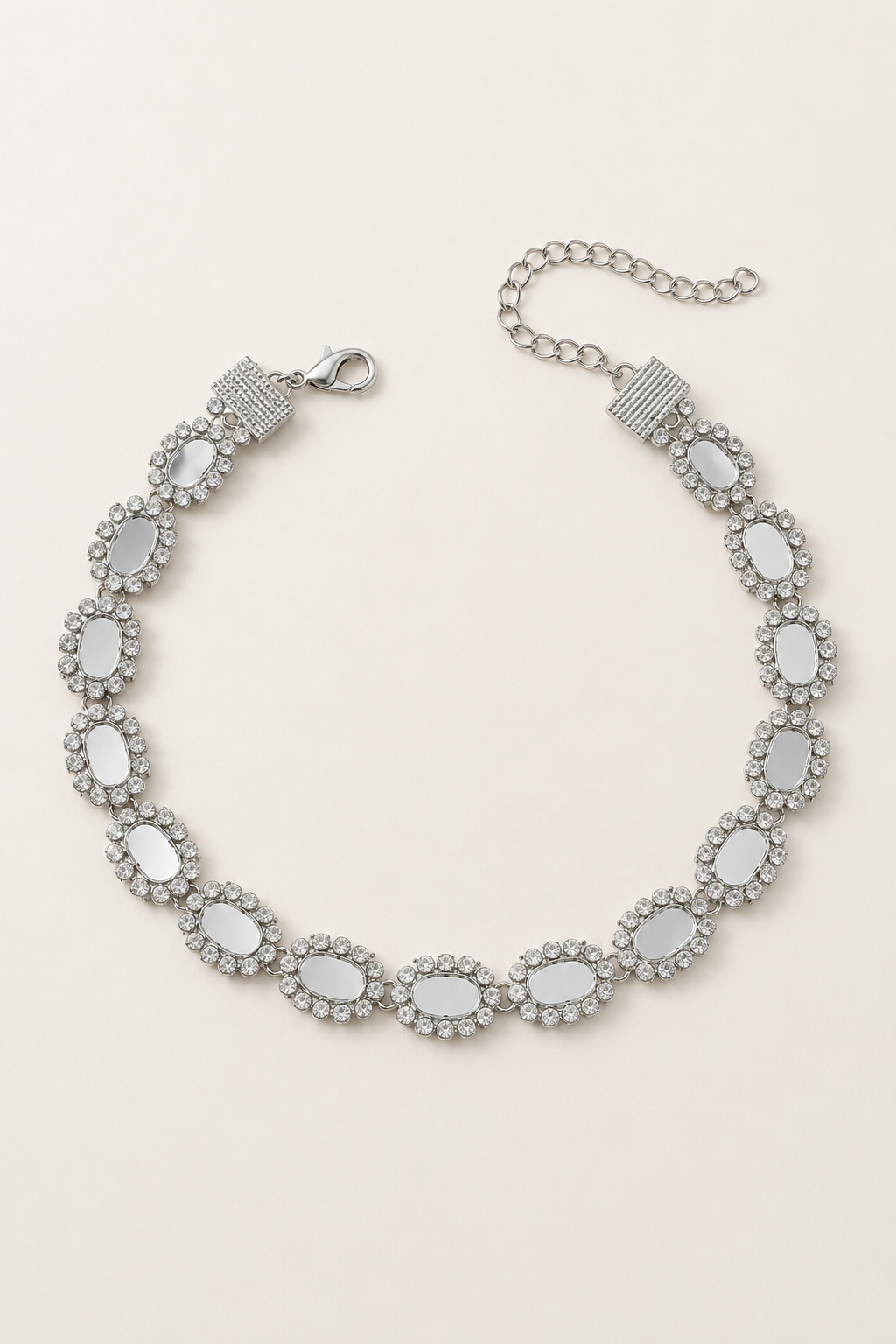 CHOKER PLATA ESCARLET