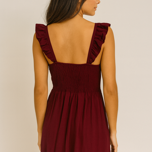 VESTIDO CORTO VOLANTES CRETA