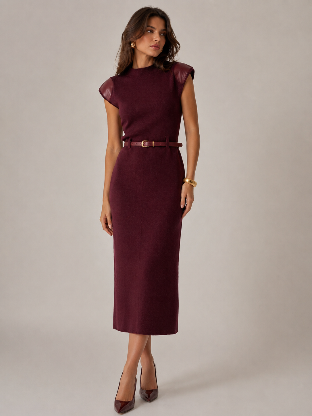 VESTIDO PUNTO POLIPIEL INDIRA