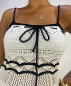 VESTIDO CORTO CROCHET