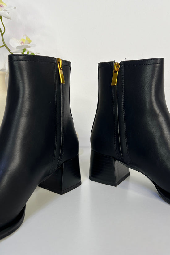 BOTIN POLIPEL NEGRO HEBILLA