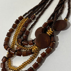 COLLAR EBANO DORADO