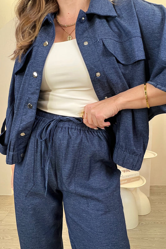 CONJUNTO BOMBER JEANS