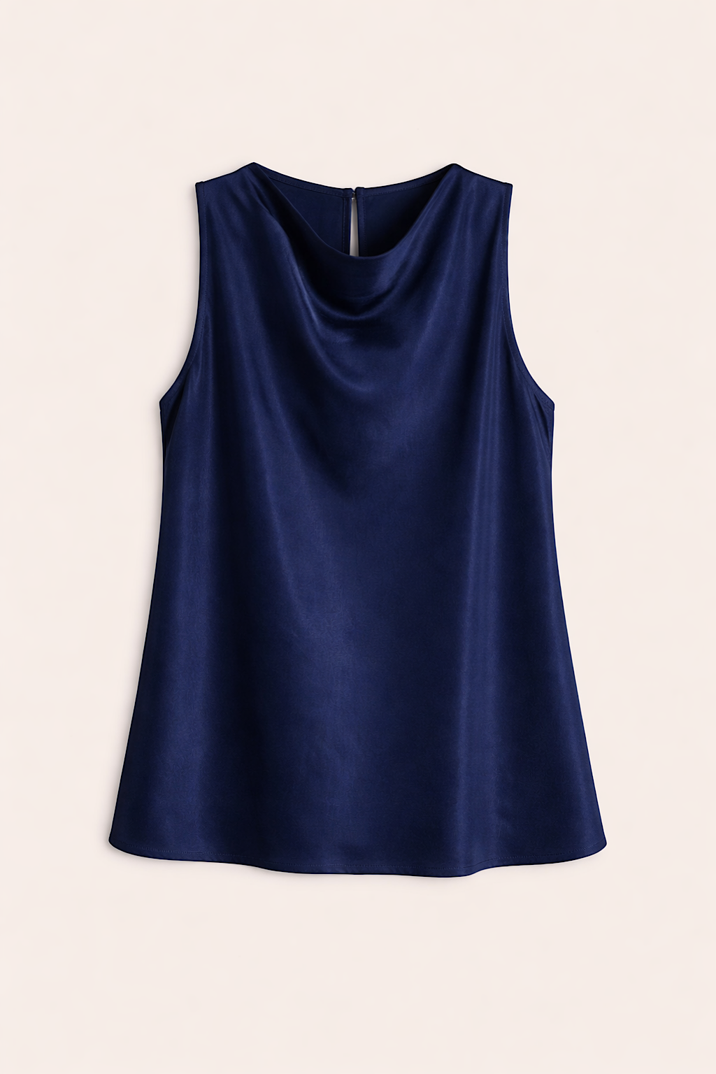 TOP SATINÉ MARINE PENELOPE