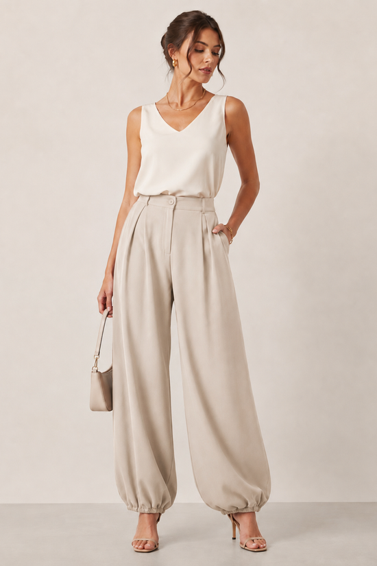 PANTALON BOMBACHO VESTIR SIRA