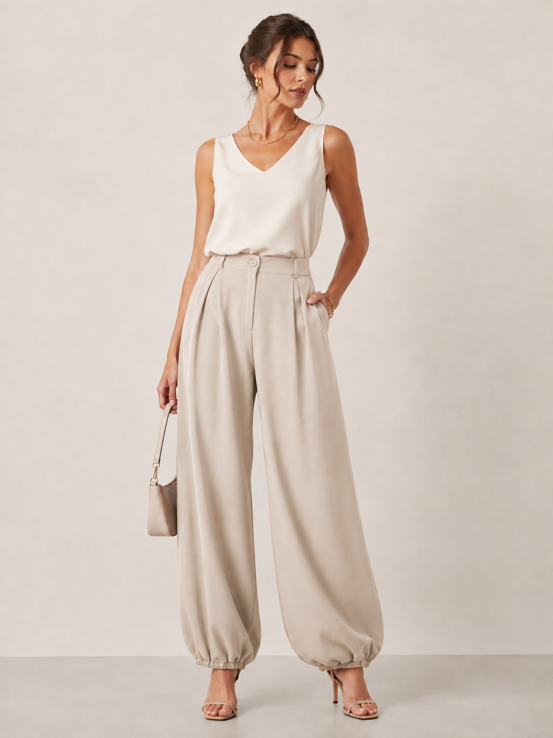 PANTALON BOMBACHO VESTIR SIRA