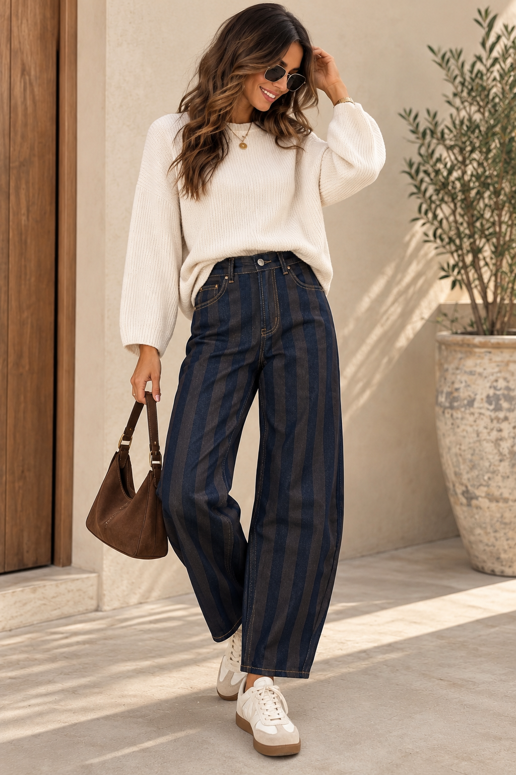 PANTALON VAQUERO RAYAS JANA