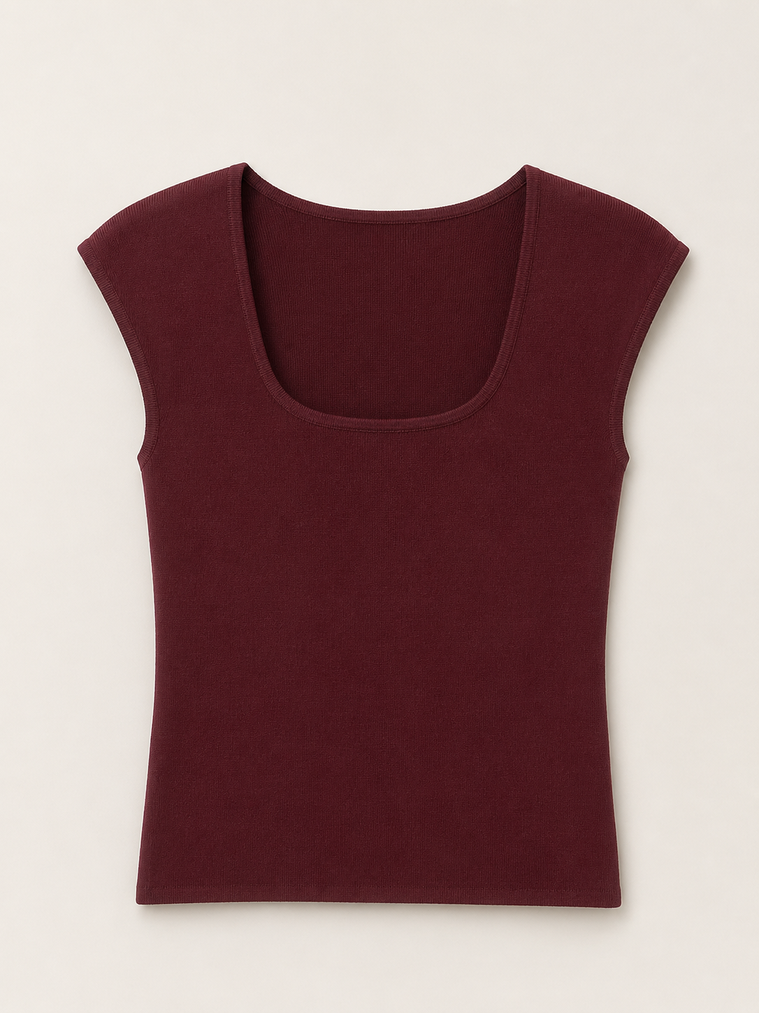 CAMISETA PUNTO ESCOTE CUADRADO