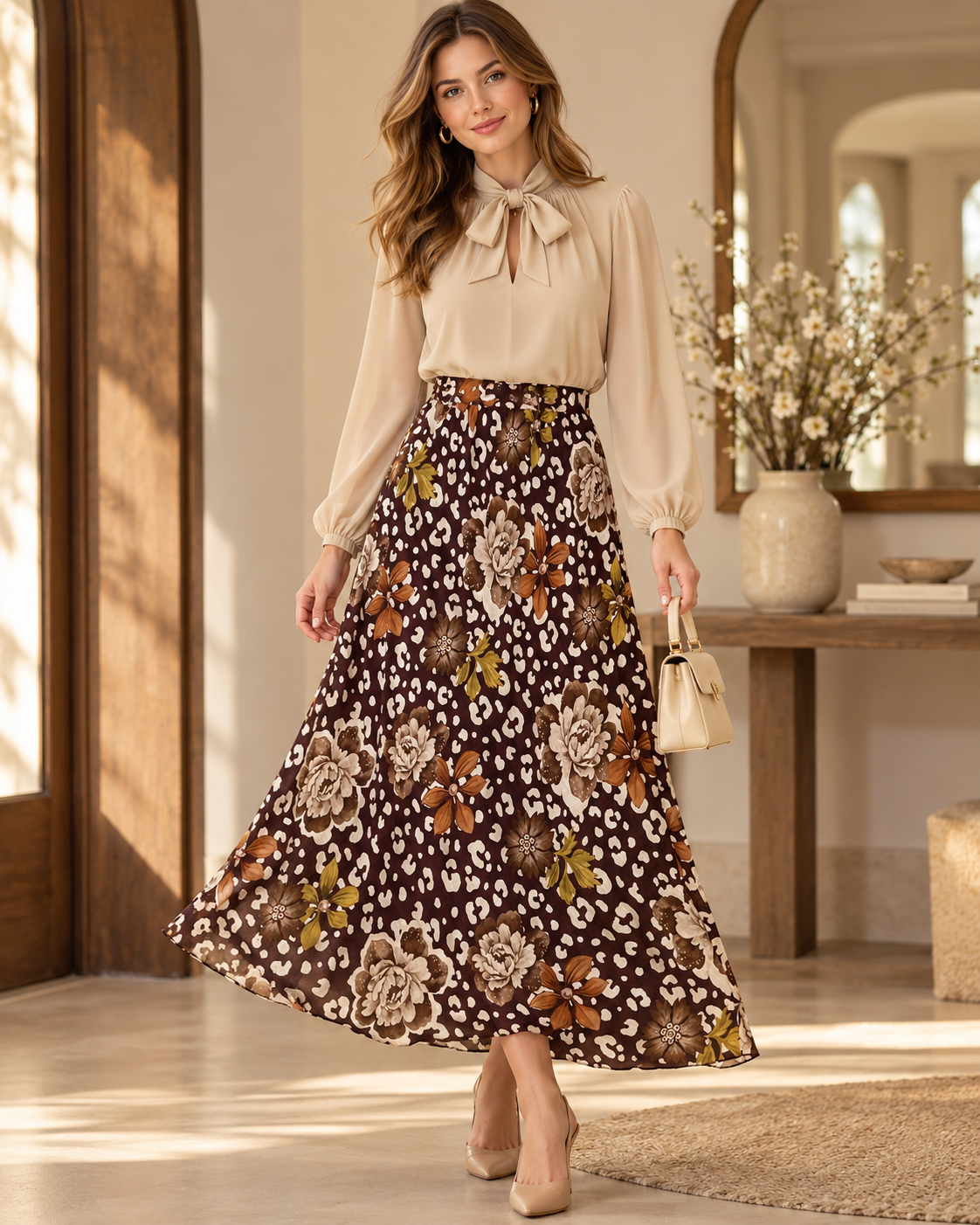 FALDA ESTAMPADA CAMELIA