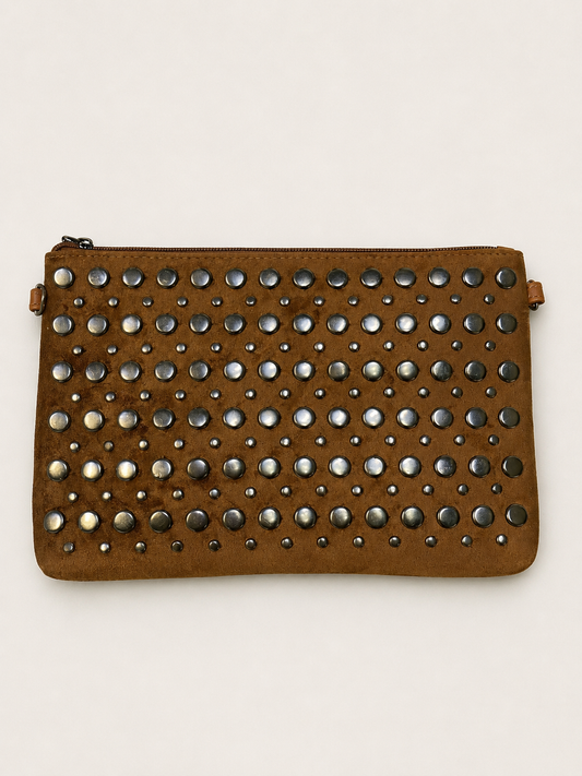 BOLSO DE MANO TACHAS