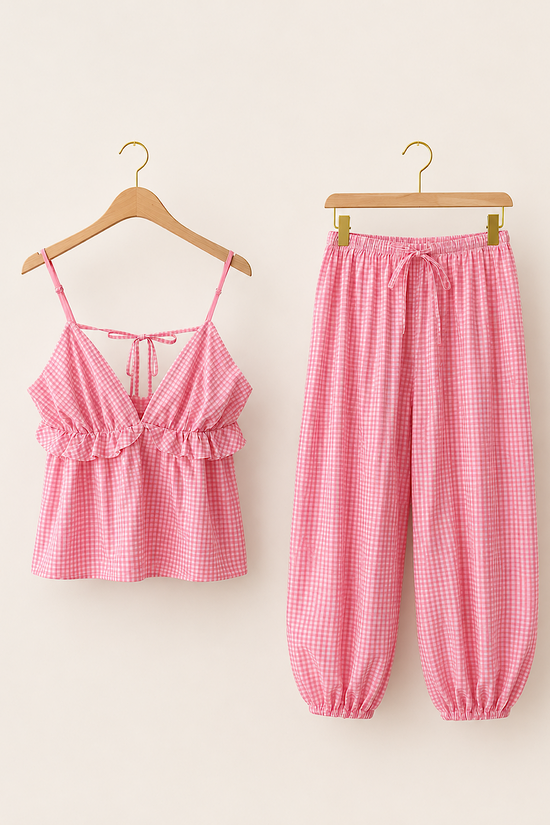 CONJUNTO VICHY BOMBACHO ALICIA