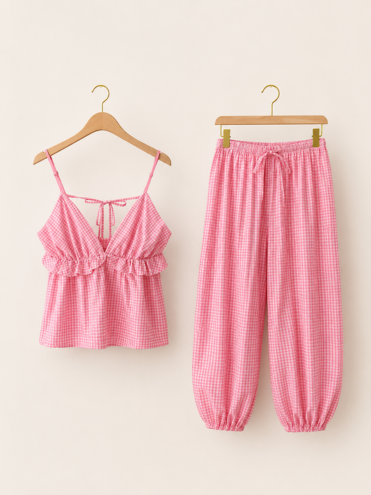 CONJUNTO VICHY BOMBACHO ALICIA