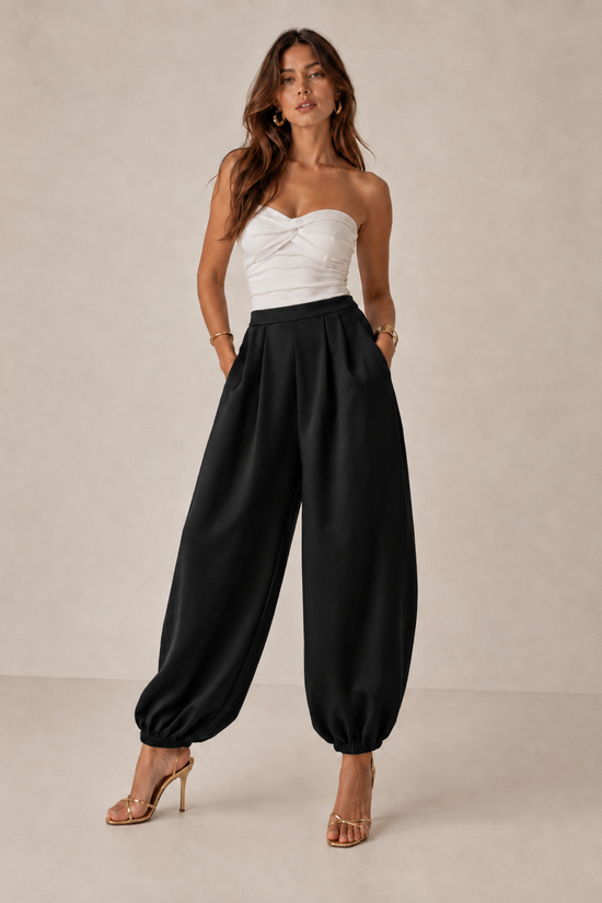 PANTALON BOMBACHO SATEN LOLA
