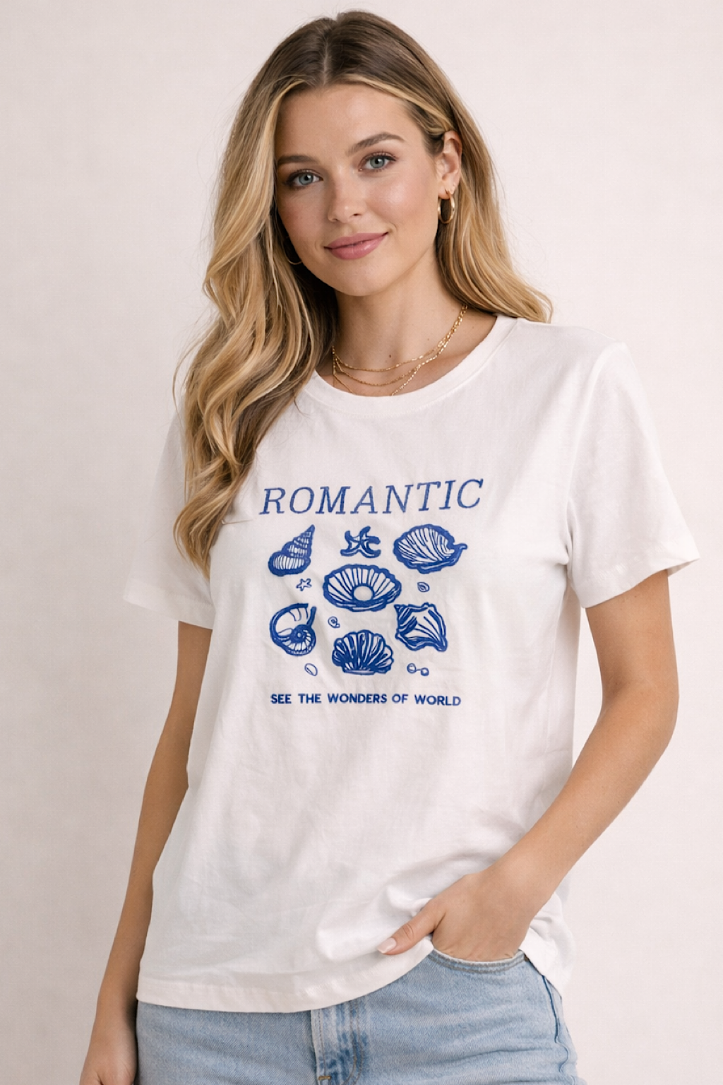 CAMISETA MANGA CORTA ROMANTIC