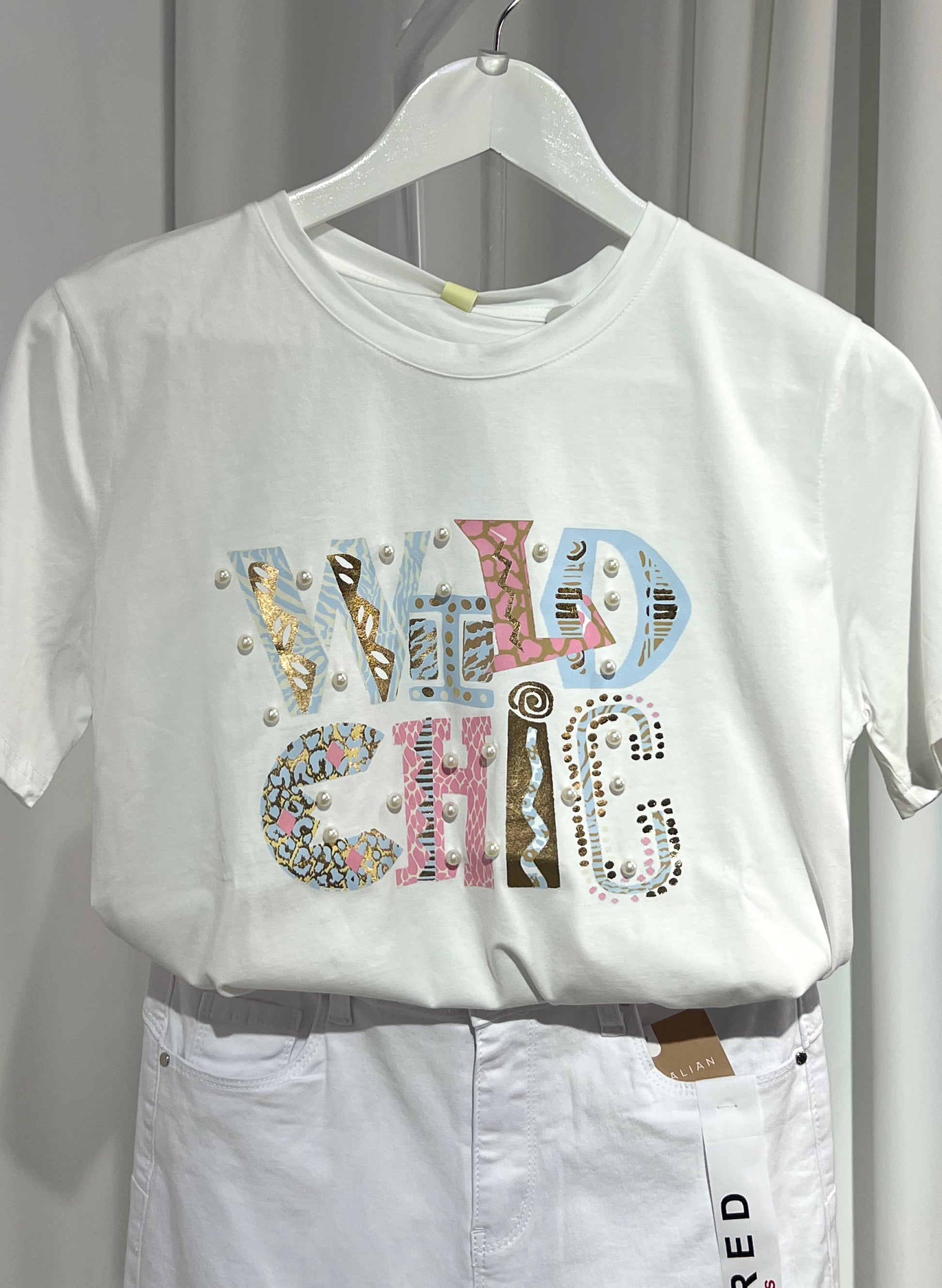 CAMISETA MANGA CORTA WILD CHIC