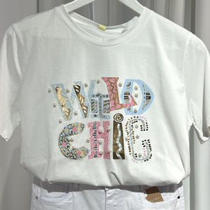 CAMISETA MANGA CORTA WILD CHIC