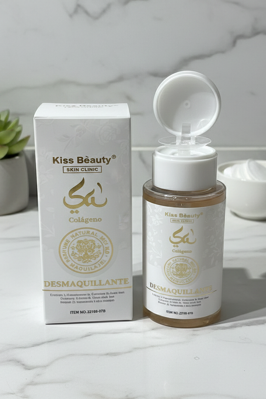 AGUA MICELAR DESMAQUILLANTE CON COLAGENO Y ALOE VERA