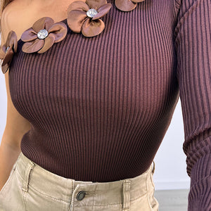 BODY ASIMETRICO FLORES