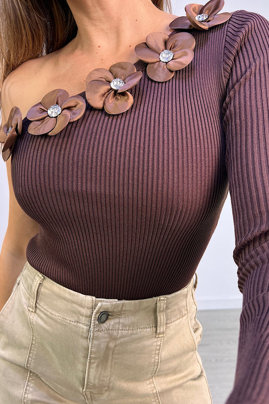 BODY ASIMETRICO FLORES