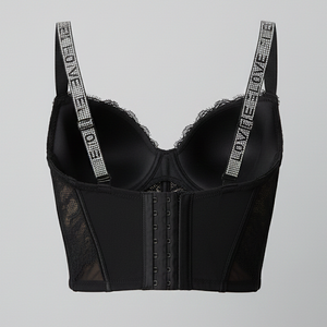 TOP LENCERO CORSET STRASS