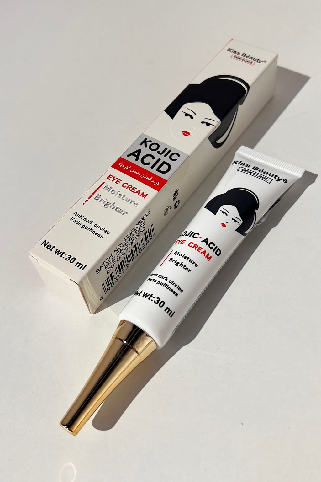 Augencreme mit Kojisäure