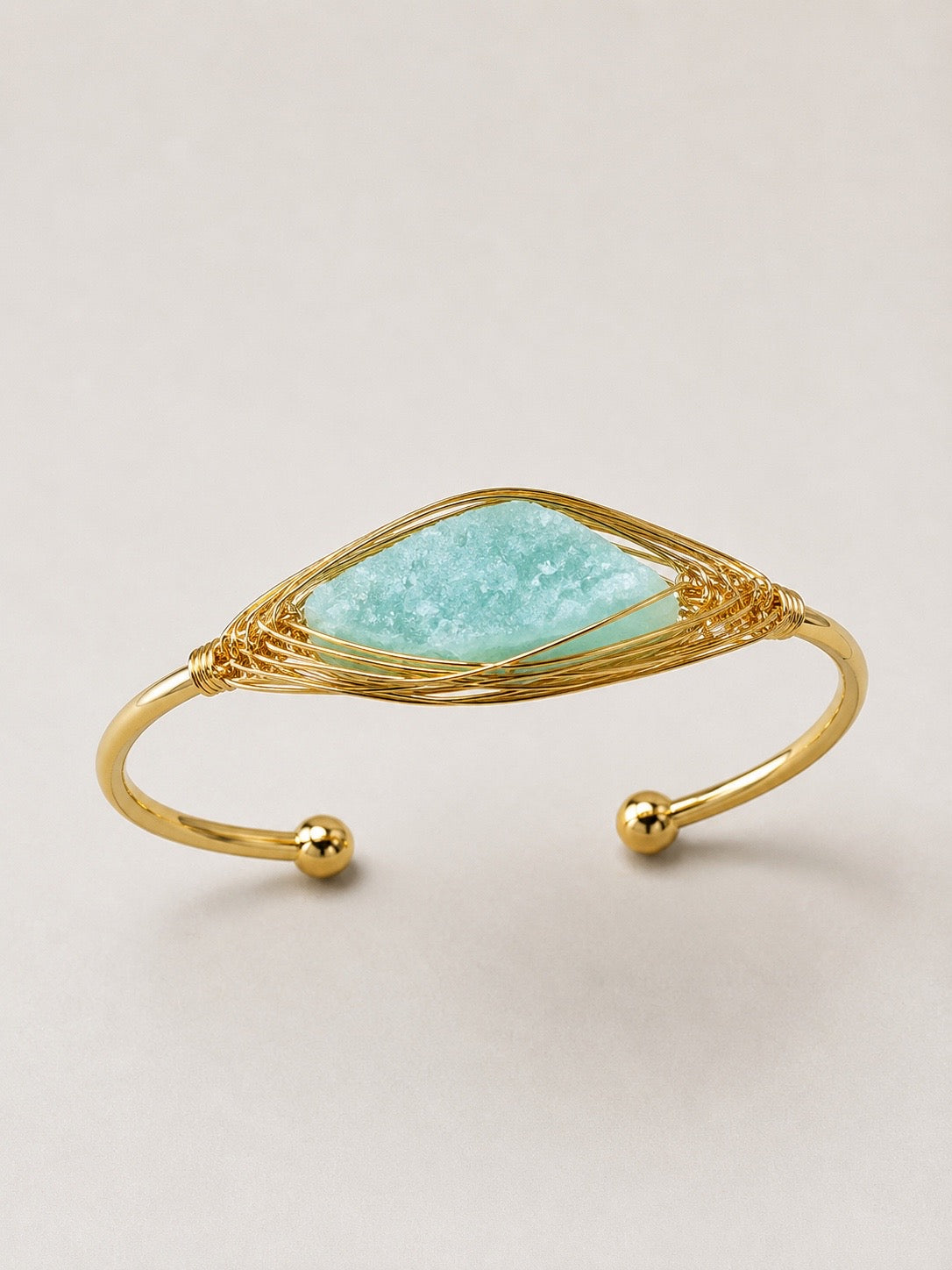 PULSERA RIGIDA PIEDRA NATURAL