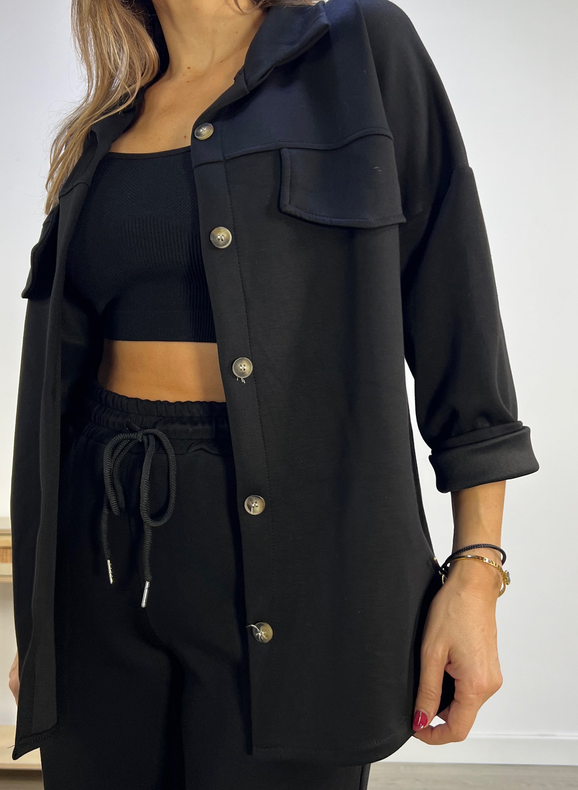 CAMISA OVERSIZE ABOTONADA