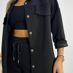 CAMISA OVERSIZE ABOTONADA