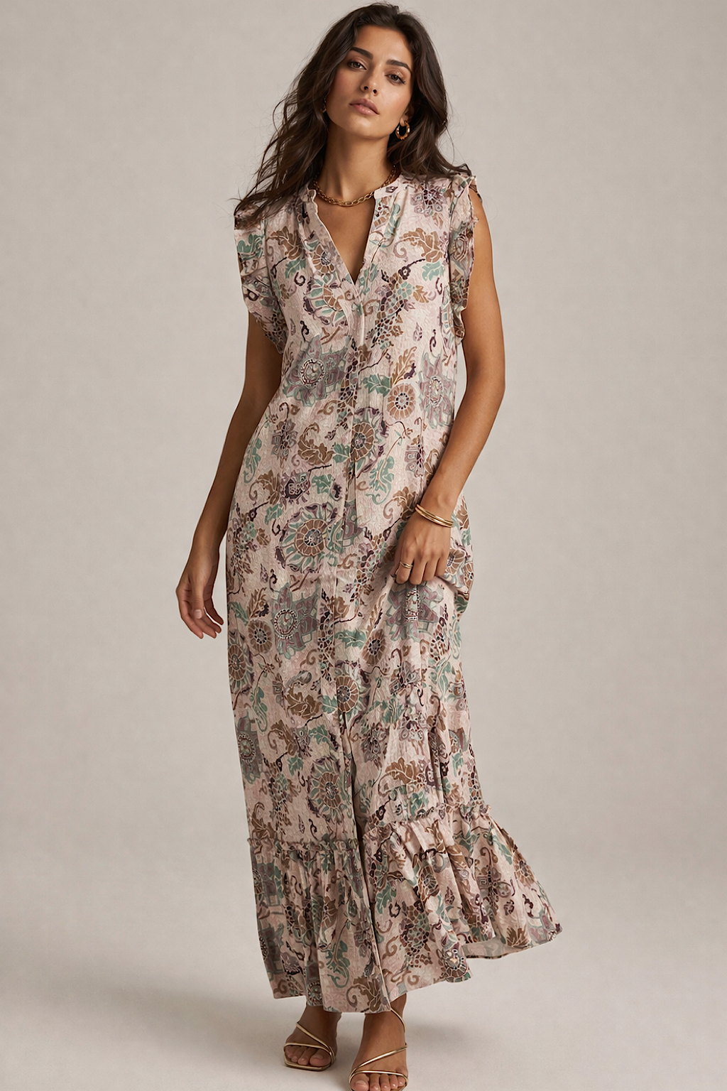 ROBE LONGUE IMPRIMÉE CAMILA