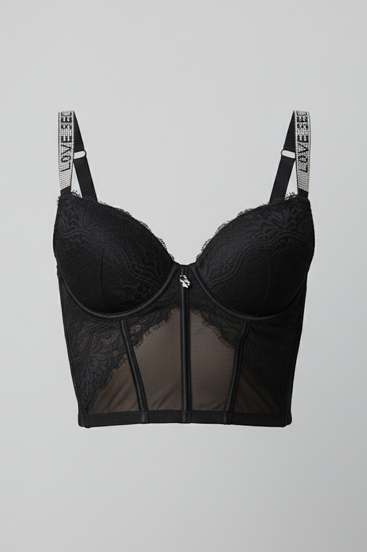TOP LENCERO CORSET STRASS