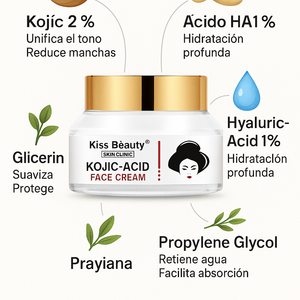 CREMA FACIAL CON ÁCIDO KÓJICO