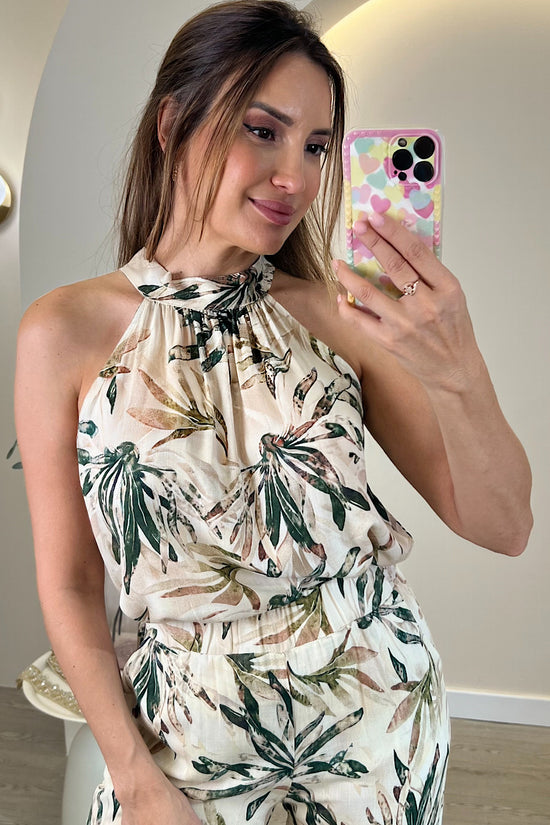 BLUSA CUELLO HALTER JUNGLE