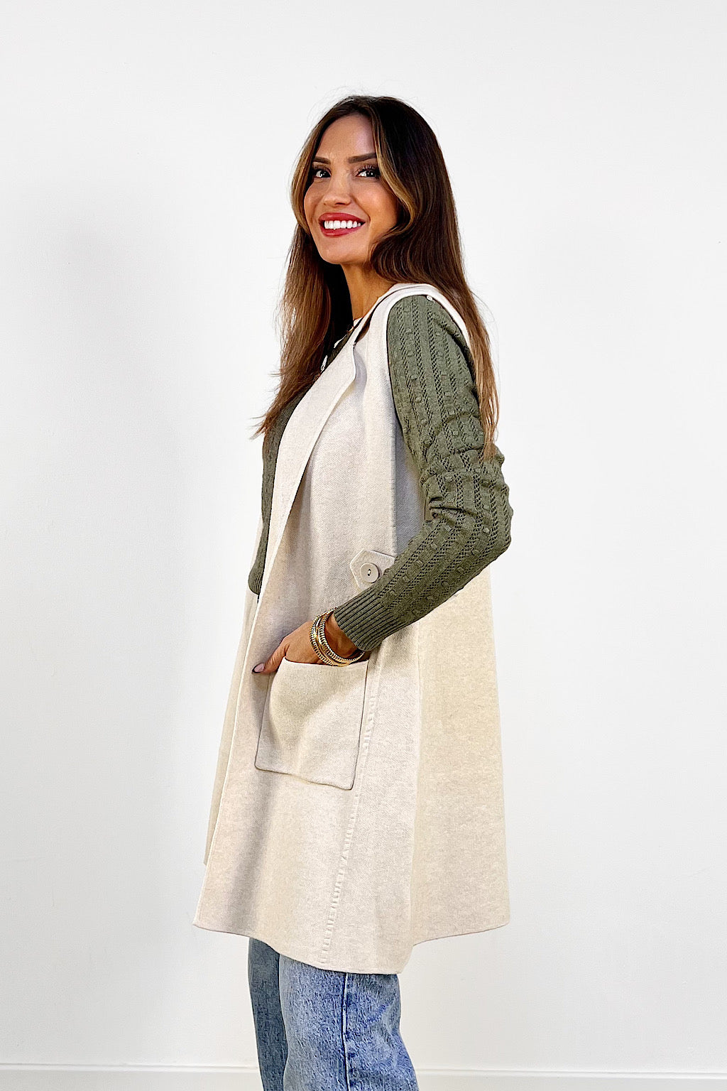 CHALECO CLASIC AMARANTA