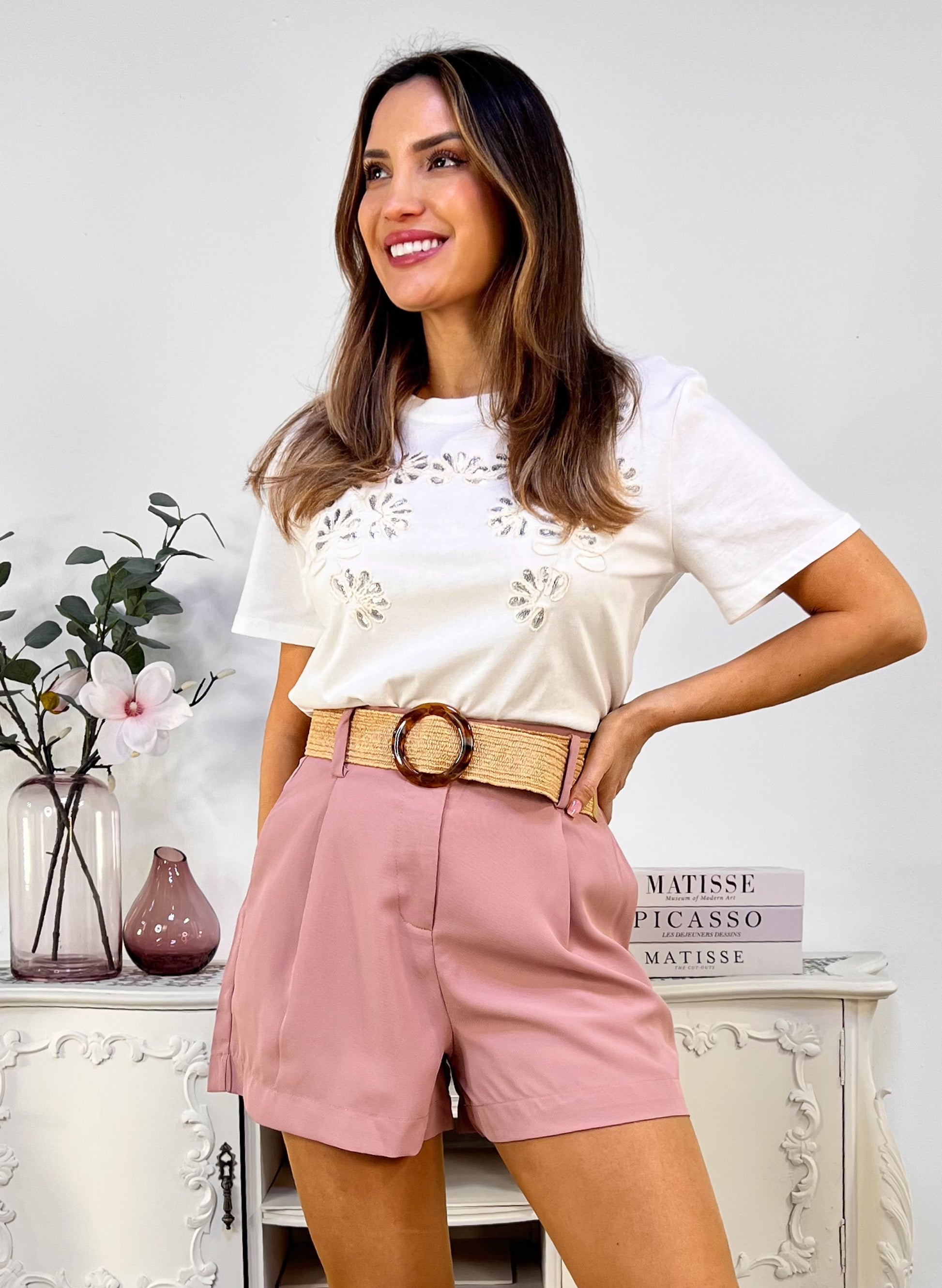 SHORT CON CINTURON SARA