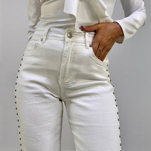 PANTALON TACHUELA BLANCO ALORA