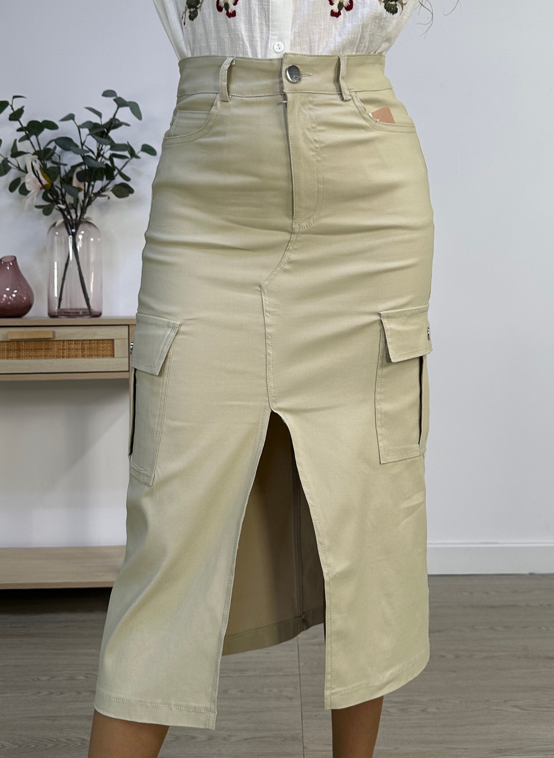 FALDA CARGO MIDI