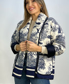 CHAQUETA ACOLCHADA ESTAMPADA