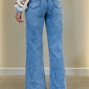 PANTALON VAQUEROBAJO DESFLECADO