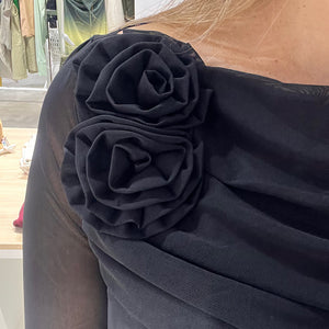 BLUSA DRAPEADA ROSETTE