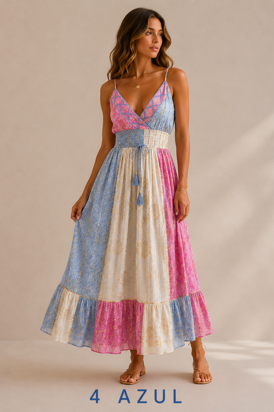 VESTIDO MIDO BOHO RIVIERA