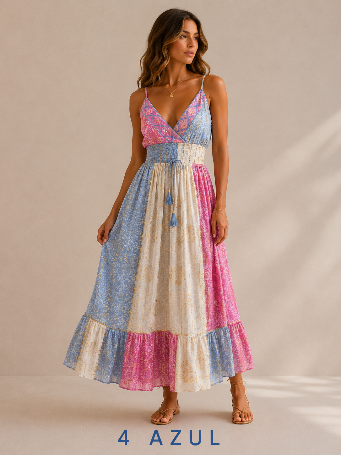 VESTIDO MIDI BOHO RIVIERA