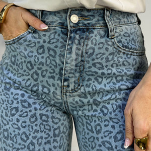 PANTALON VAQUERO ANIMAL PRINT STRAIGHT