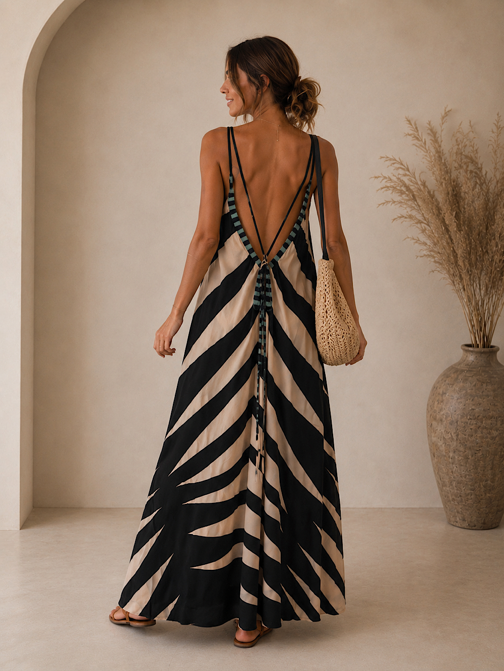 VESTIDO FLUIDO SEDA VALERIA